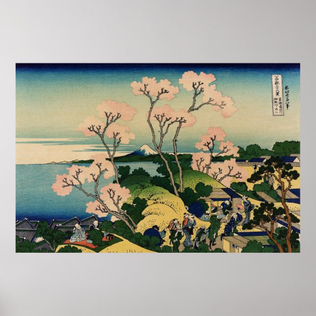 Goten-yama Hügel, Shinagawa auf dem Tōkaidō. Poster (Vorne)