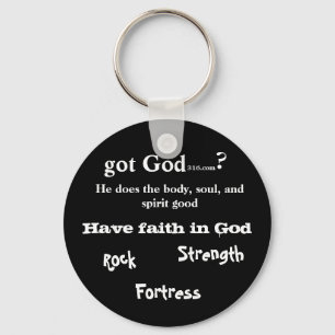 gotGod316.com Button-Schlüsselanhänger Schlüsselanhänger
