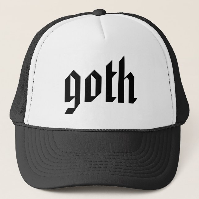 Goth - Anarchy - Trucker Hat Truckerkappe (Vorderseite)