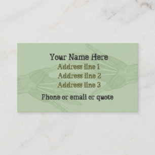 Goth Anatomy Hands Business Card Visitenkarte