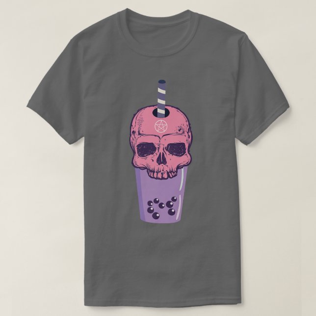 Goth and Bubble Tee Skelett on Goth Skelett Premiu (Design vorne)