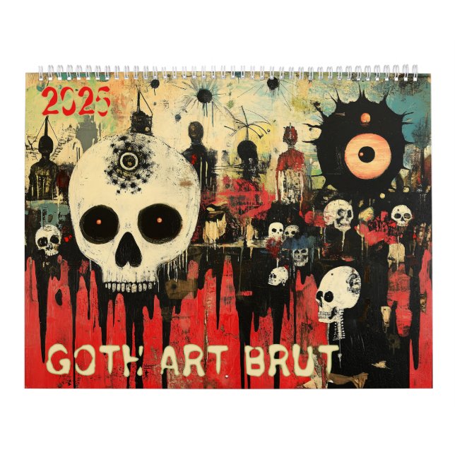 Goth Art Brut 2025 Kalender (Titelbild)