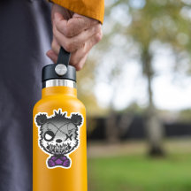 Goth Asexual Prilag Flag farbiger Bär