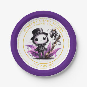 Goth Baby Boy oder Girl Dusche Vielen Dank Pappteller
