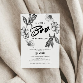 Goth Baby Dusche Tattoo Blume Einladung