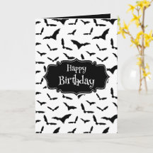 Goth Bats Happy Birthday