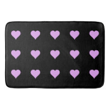 Goth Black and Pink Heart Design