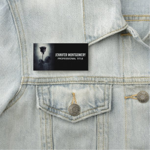 Goth Black Rose Dripping Blood Macabre Profession Namensschild