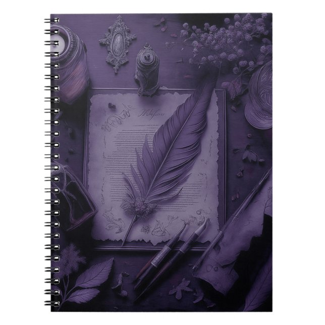 Goth book cover Notebook Notizblock (Vorderseite)