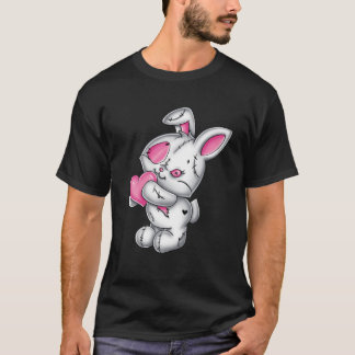 Goth Bunny Niedlich Creepy Emo Gothic Weißes Sonne T-Shirt