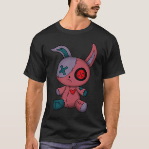 Goth Bunny Niedlich Gothic Teen Creepy Voodoo Pupp T-Shirt