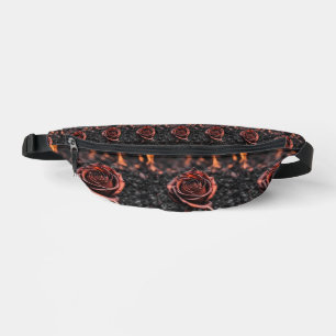 Goth Burnt Rose und Ashes Bauchtasche