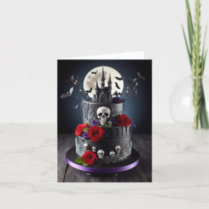 Goth Cake Feiertagskarte