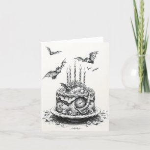 Goth Cake Feiertagskarte
