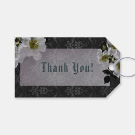 Goth Celtic Cross Dark Floral Vielen Dank für Ihre Geschenkanhänger