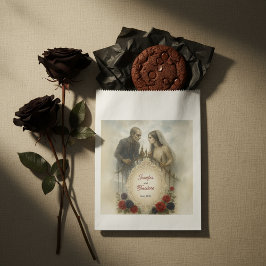 Goth Couple Zombie Halloween Wedding Geschenktütchen