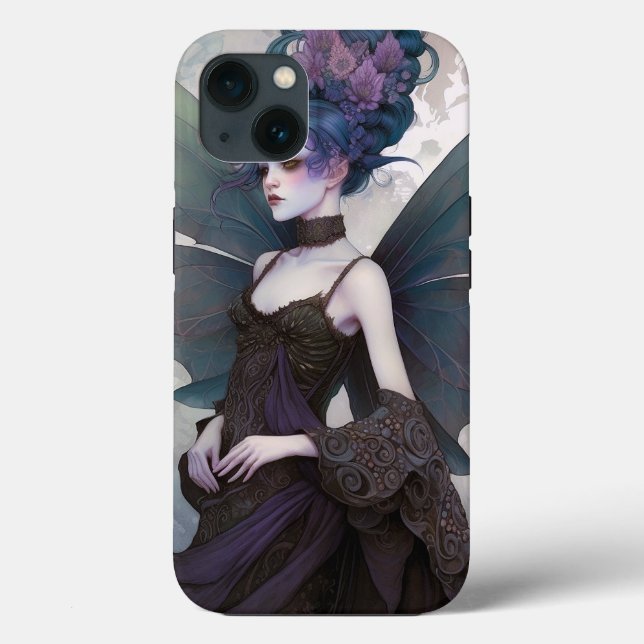 Goth Dark Fairy Girl Fantasy Art Case-Mate iPhone Hülle (Rückseite)