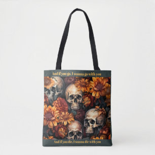 Goth Dark Romance Lonely Day Skulls