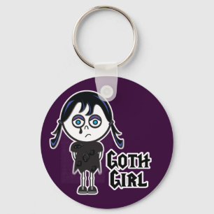 Goth Emo Mädchen Schlüsselanhänger