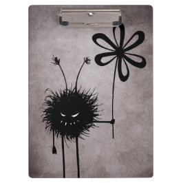 Goth Evil Blume Bug Creepy Cool Klemmbrett