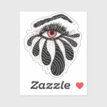 Goth Eye Ink Zeichnend Tattoo Art