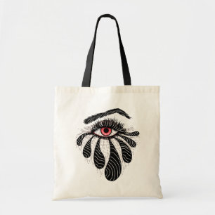 Goth Eye Ink Zeichnend Tattoo Art Tragetasche