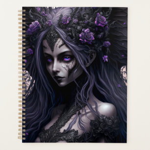 Goth Fairy Gothic Fantasy Art Planner Planer