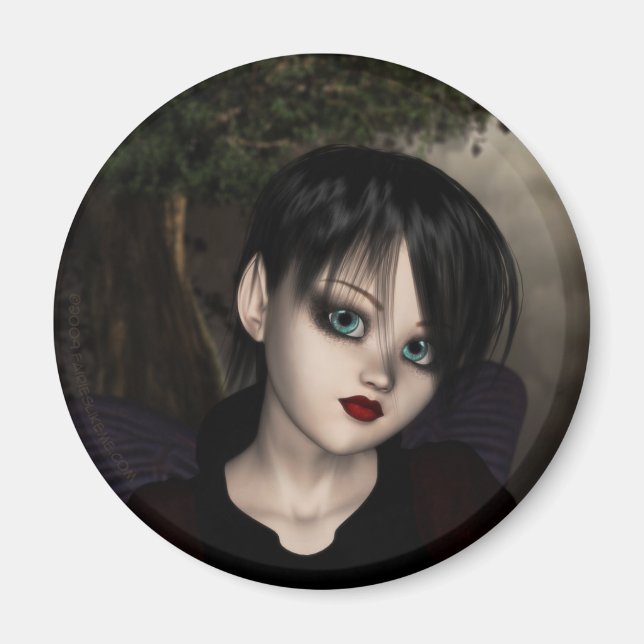 Goth Fairy Magnet (Vorne)