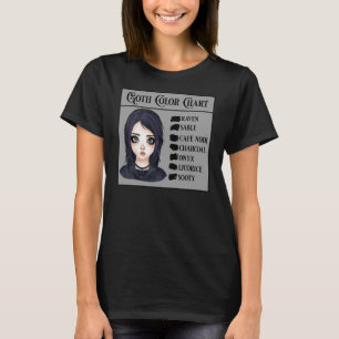 Goth-Farbpalette T-Shirt