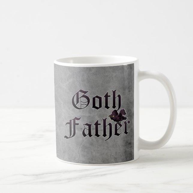 Goth Father mit Raven Tasse (Rechts)