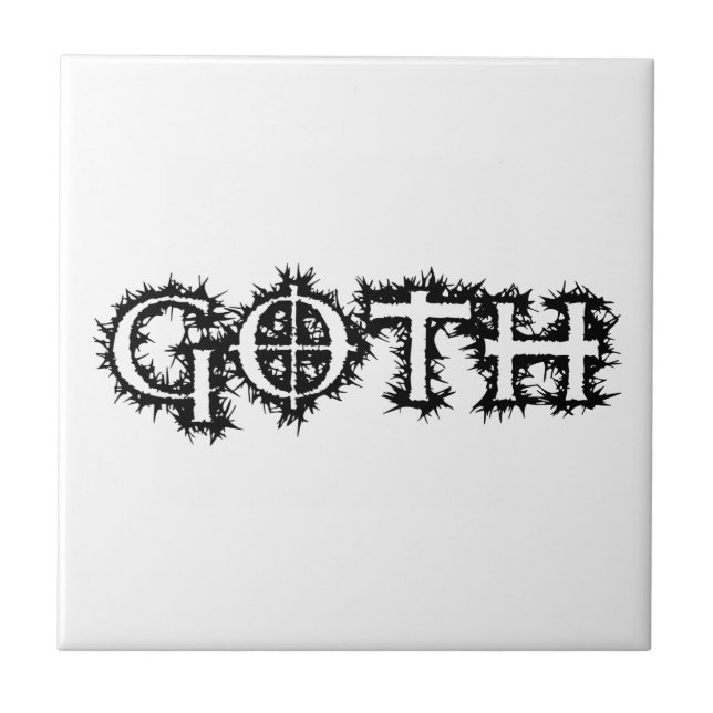 Goth Fliese (Vorderseite)