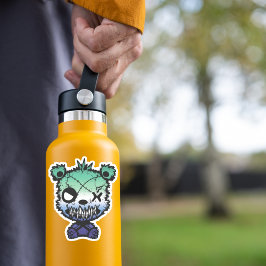 Goth Gay MLM Flag farbiger Bär Aufkleber