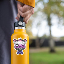 Goth Genderfluid Pride Flag farbiger Bär