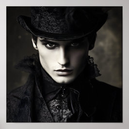 Goth Gentleman Poster