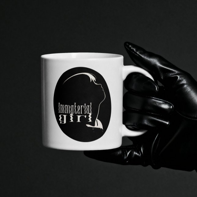 Goth Girl Aesthetic Material Girl Dead Ghost Girl Kaffeetasse (Von Creator hochgeladen)