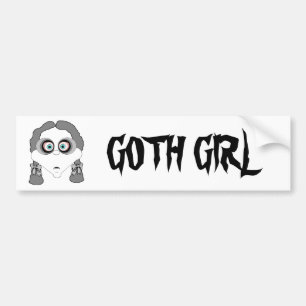 Goth Girl Autoaufkleber