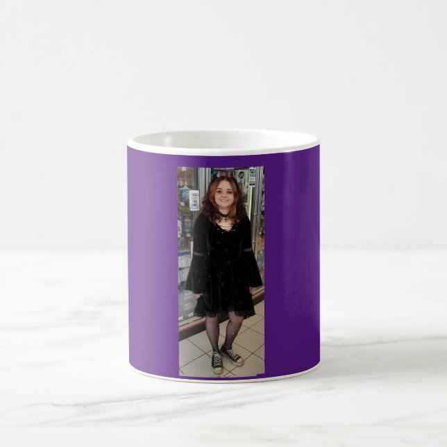 Goth Girl Coffee Cup - Lila, Navear Kaffeetasse (Mittel)