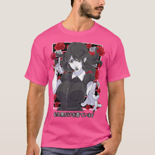 Goth Girl Gothic Witch Anime Aesthetic Horror T-Sh T-Shirt