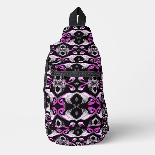 Goth Girl Magic Lilac Shadow Sling Bag (Vorderseite)