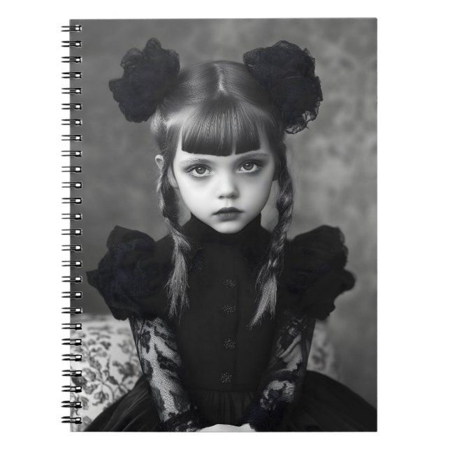 Goth Girl Notizblock (Vorderseite)