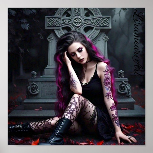Goth Girl Poster (Vorne)