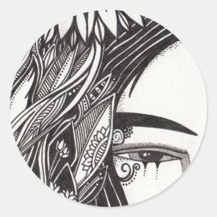 Goth Girl Stickers
