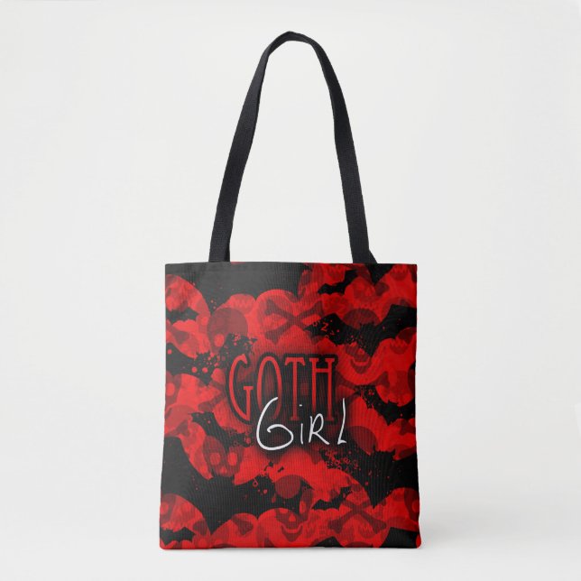 Goth Girl Tote Bag (Vorderseite)
