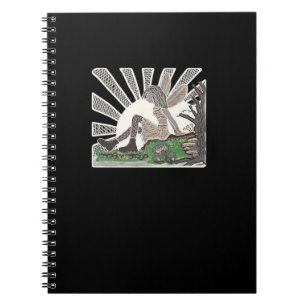 Goth Girl Whimsigoth Fairy Oversized Notizblock