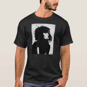 Goth Goddess Woman Portrait Iconic Fashion Art T-Shirt