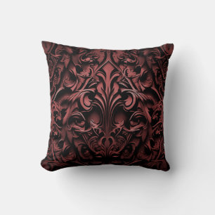 Goth Gothic Design Black & Red Kissen