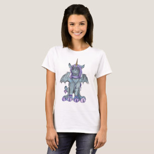 Goth gotisches dunkles Einhorn UNIQUE-CORN T-Shirt