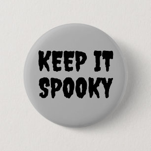 Goth Halloween behalt es sprichwörtlich Button