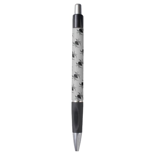 Goth Halloween Creepy Spider Pen Kugelschreiber (Vorderseite Vertikal)