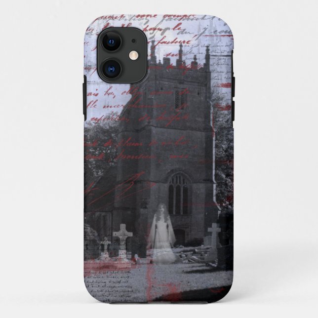 Goth Haunted Cemetery iPhone Case-Mate Hülle (Rückseite)